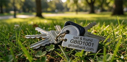 Llave en el parque con colgante GLOBALBACK