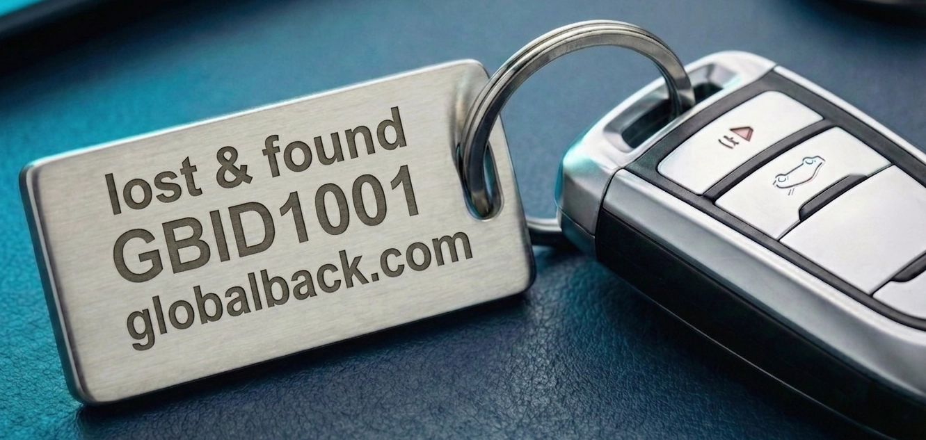 Llave de coche con GLOBALBACK-ID